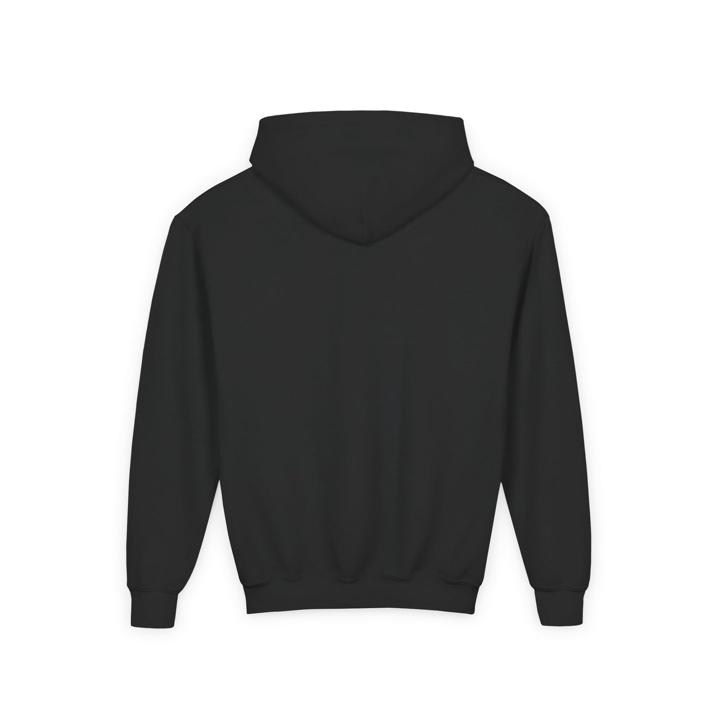 Youth Hoodie with Minimal "GANG20" Logo – Black Kids Pullover